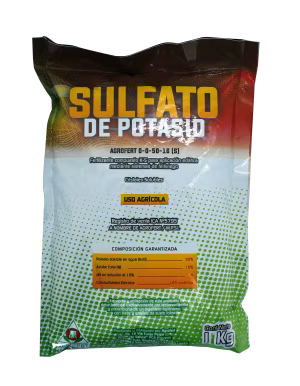 Imagen corresponde a foto de empaque Sulfato de potasio AGROFERT frontal